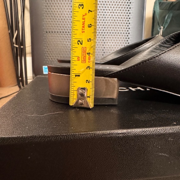 AUTHENTIC Chanel 2018 Interlocking CC Logo Mules Women's Size: 7 | IT 37 - Picture 16 of 16